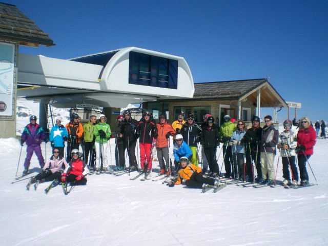 Le ski club à Livigno avril 2011