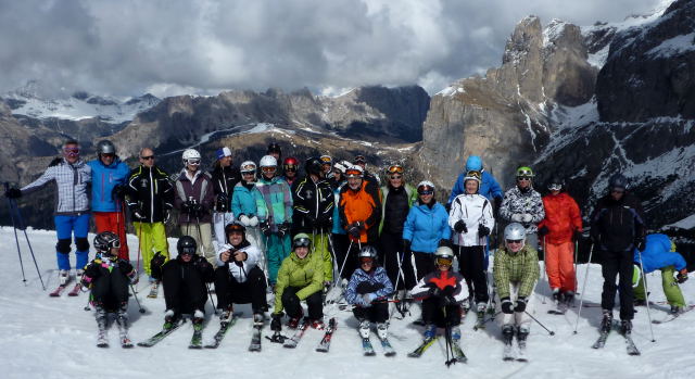 Le ski Club à Vigo Di Fassa, Pâques 2012