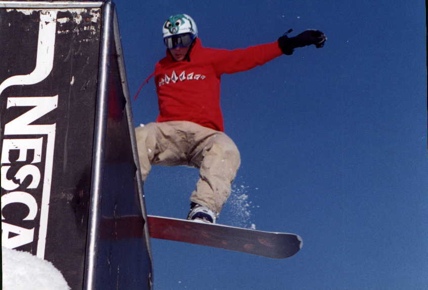 Snowboarder sch
